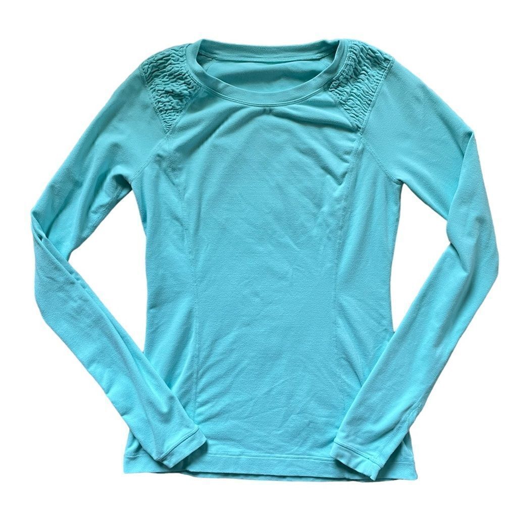LULULEMON Star Runner Long Sleeve Angel Blue Size 6